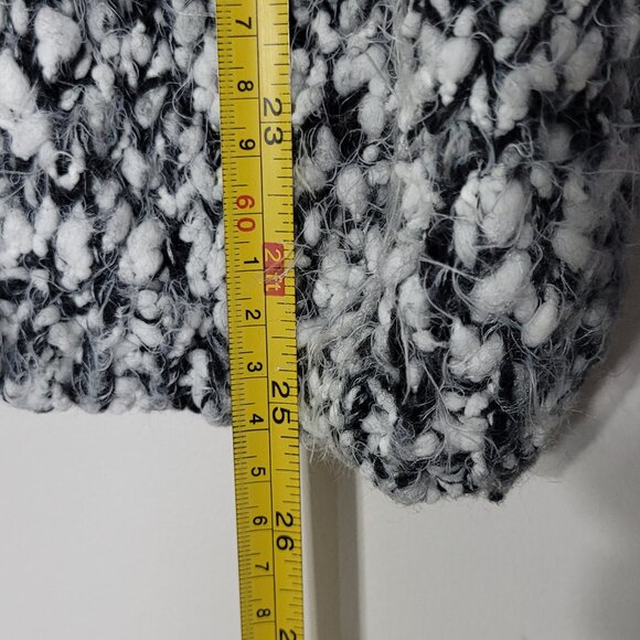 Buffalo David Bitton Women Black White Long Sleeve Knit Pullover Sweater Size S - Picture 11 of 14